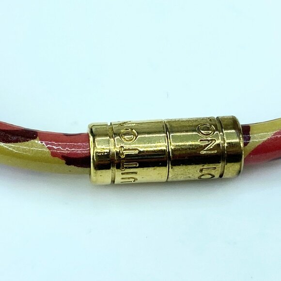 Louis Vuitton Keep It Blanc Corail Leopard Brasserie Opit Bracelet GS241 - Picture 6 of 8